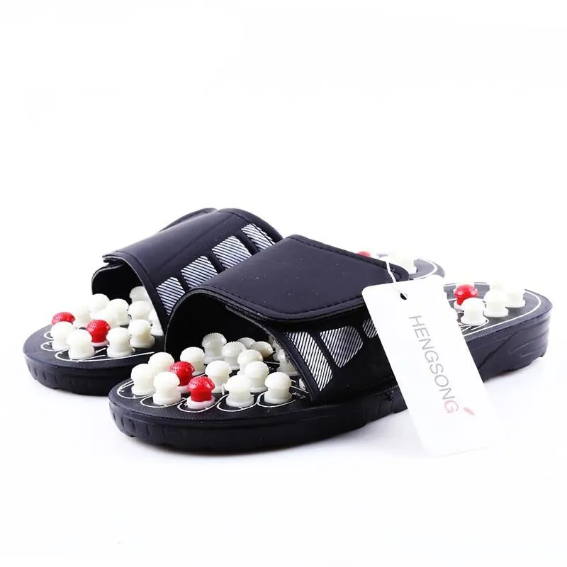 Acupoint Massage Slippers Feet Acupressure Therapy Medical Rotating Foot