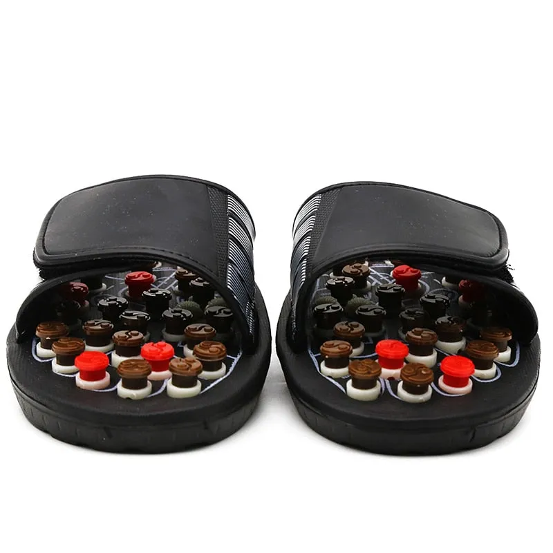 Acupoint Massage Slippers Feet Acupressure Therapy Medical Rotating Foot