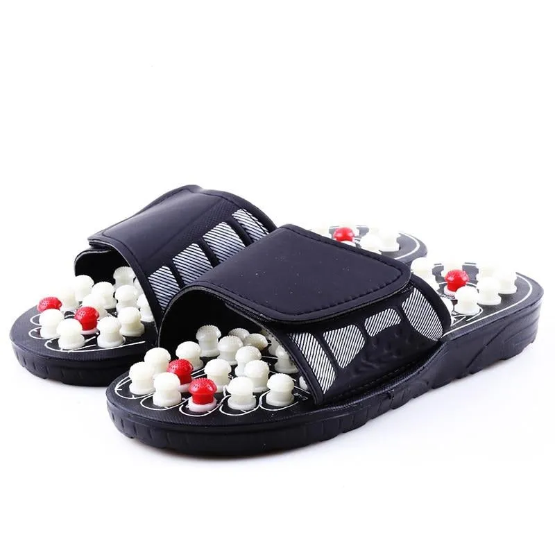 Acupoint Massage Slippers Feet Acupressure Therapy Medical Rotating Foot