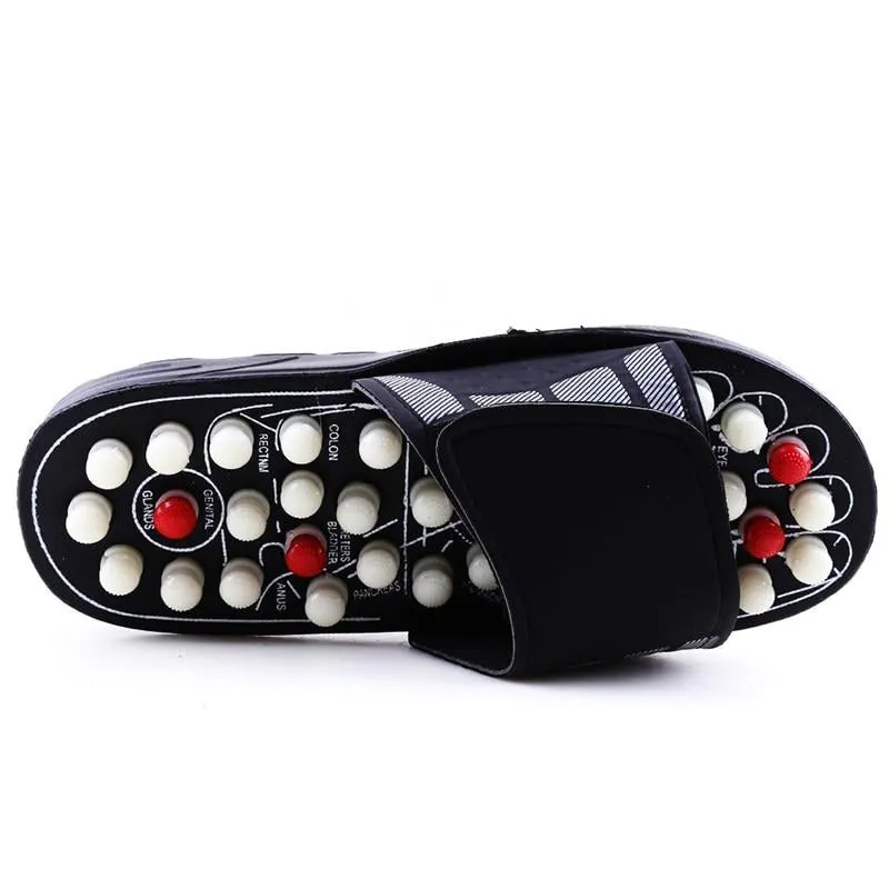 Acupoint Massage Slippers Feet Acupressure Therapy Medical Rotating Foot