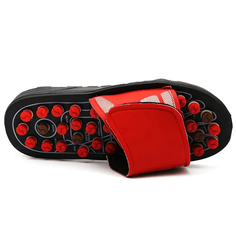 Acupoint Massage Slippers Feet Acupressure Therapy Medical Rotating Foot