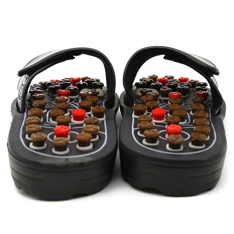 Acupoint Massage Slippers Feet Acupressure Therapy Medical Rotating Foot
