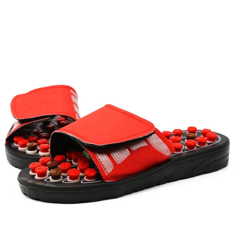 Acupoint Massage Slippers Feet Acupressure Therapy Medical Rotating Foot
