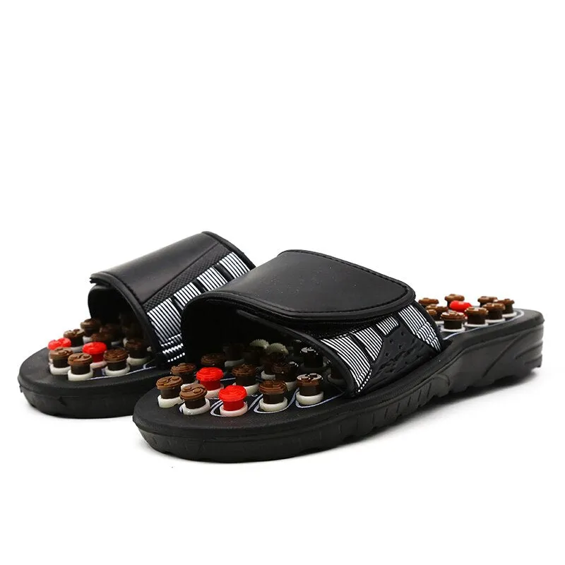 Acupoint Massage Slippers Feet Acupressure Therapy Medical Rotating Foot