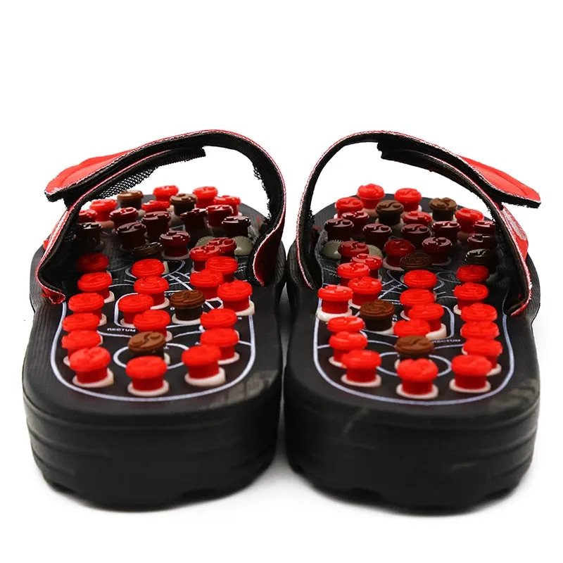 Acupoint Massage Slippers Feet Acupressure Therapy Medical Rotating Foot