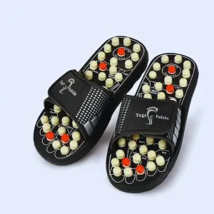 Acupressure and Magnetic Therapy Paduka Slippers for Full Body Blood Circulation Yoga Paduka Acupressure Slippers For Men and Women