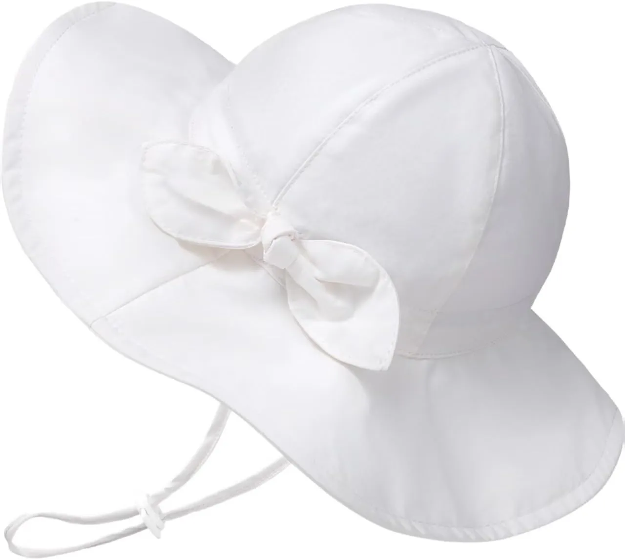 Baby Sun Hat Toddler Girl Beach Hat Adjustable Outdoor Summer Hat UPF 50  Sun Protection Wide Brim Infant Kids