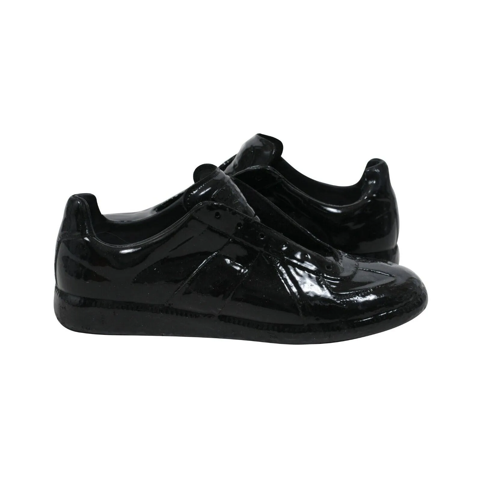 Black Rubber Coated Replica Sneakers