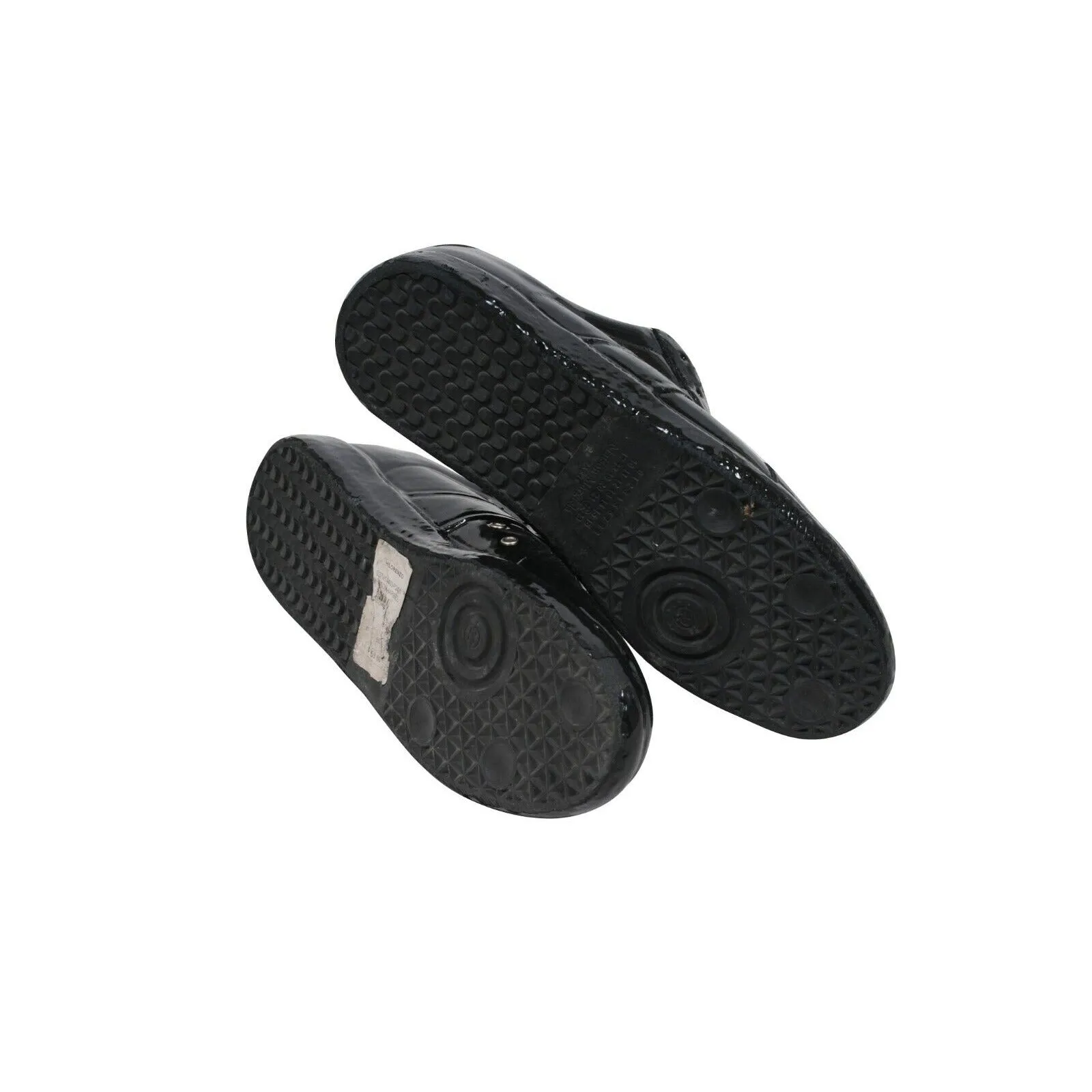 Black Rubber Coated Replica Sneakers