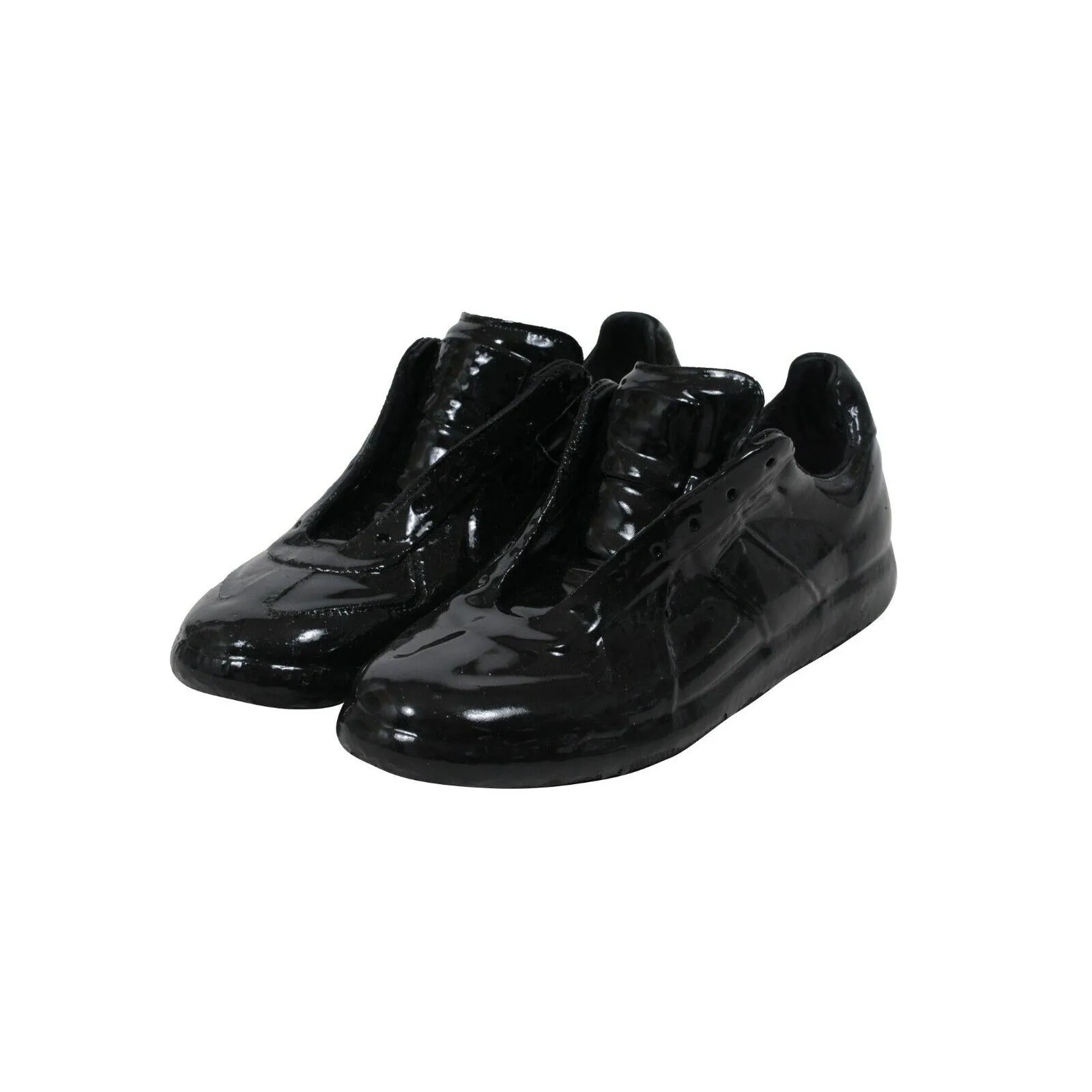 Black Rubber Coated Replica Sneakers