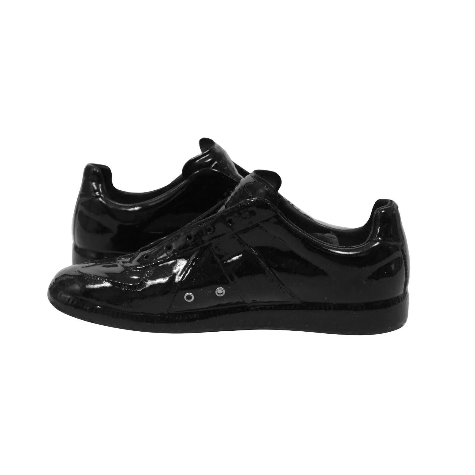 Black Rubber Coated Replica Sneakers