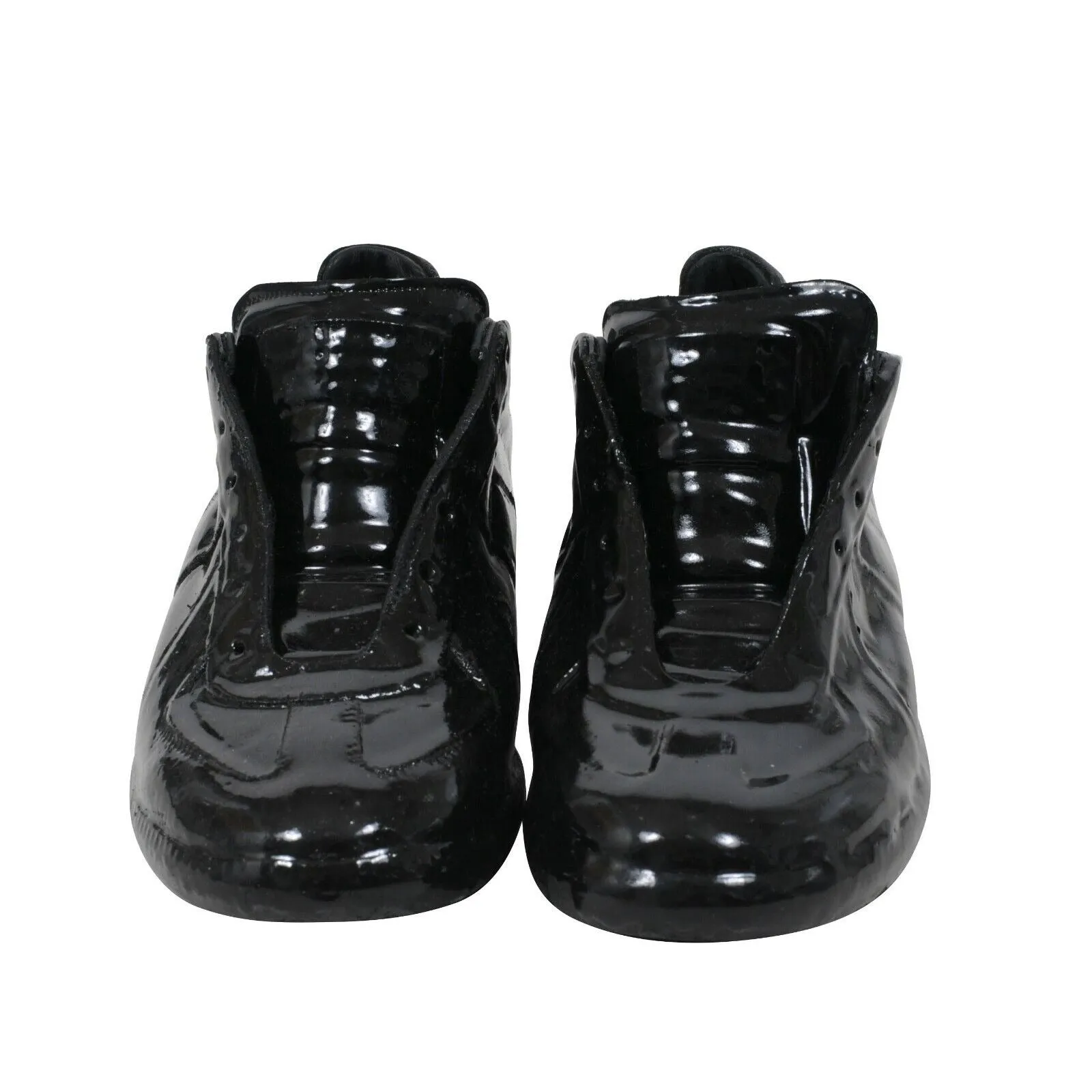 Black Rubber Coated Replica Sneakers