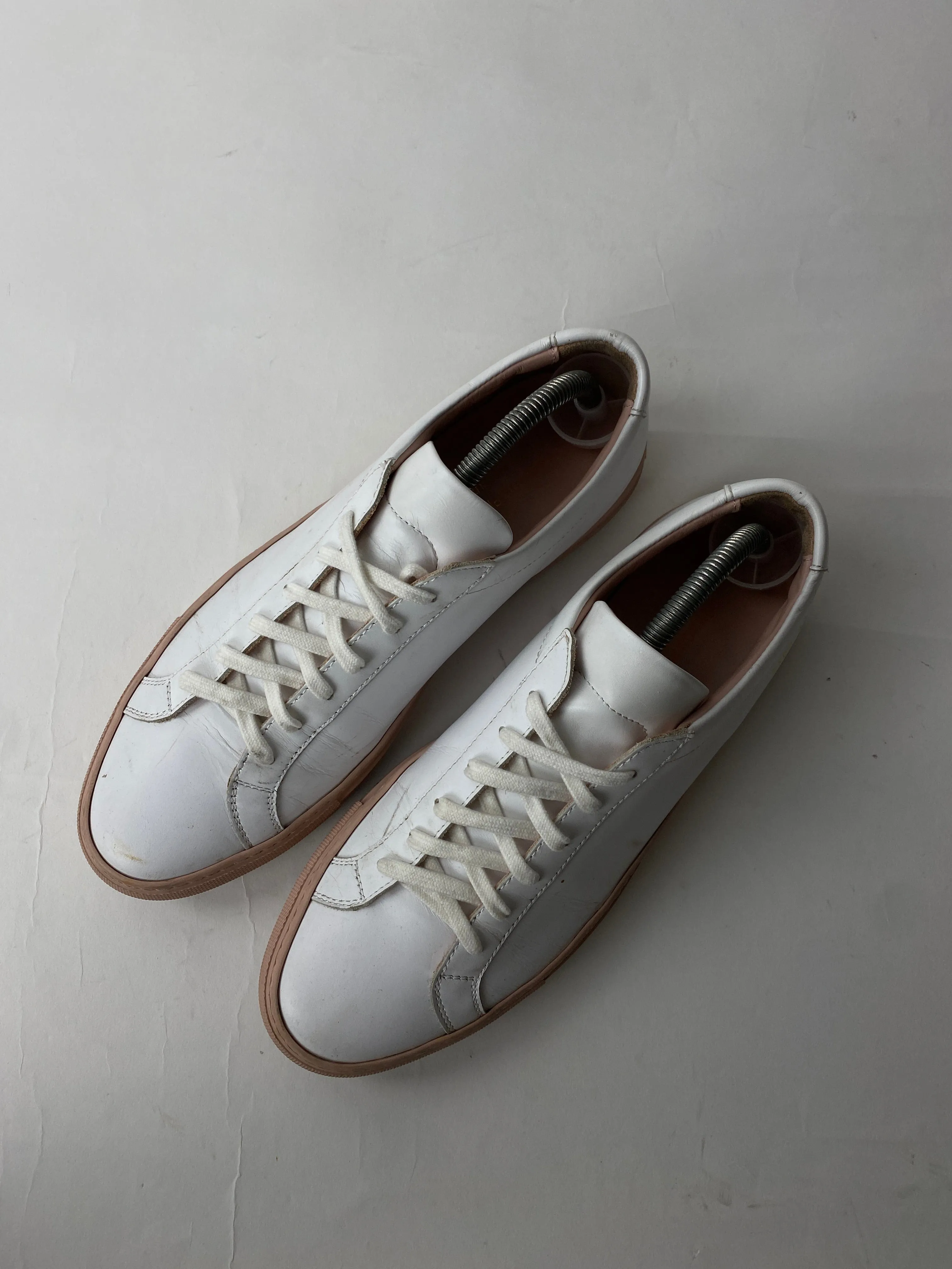 Common Projects Achilles Low U.S. Mens 8 White Leather