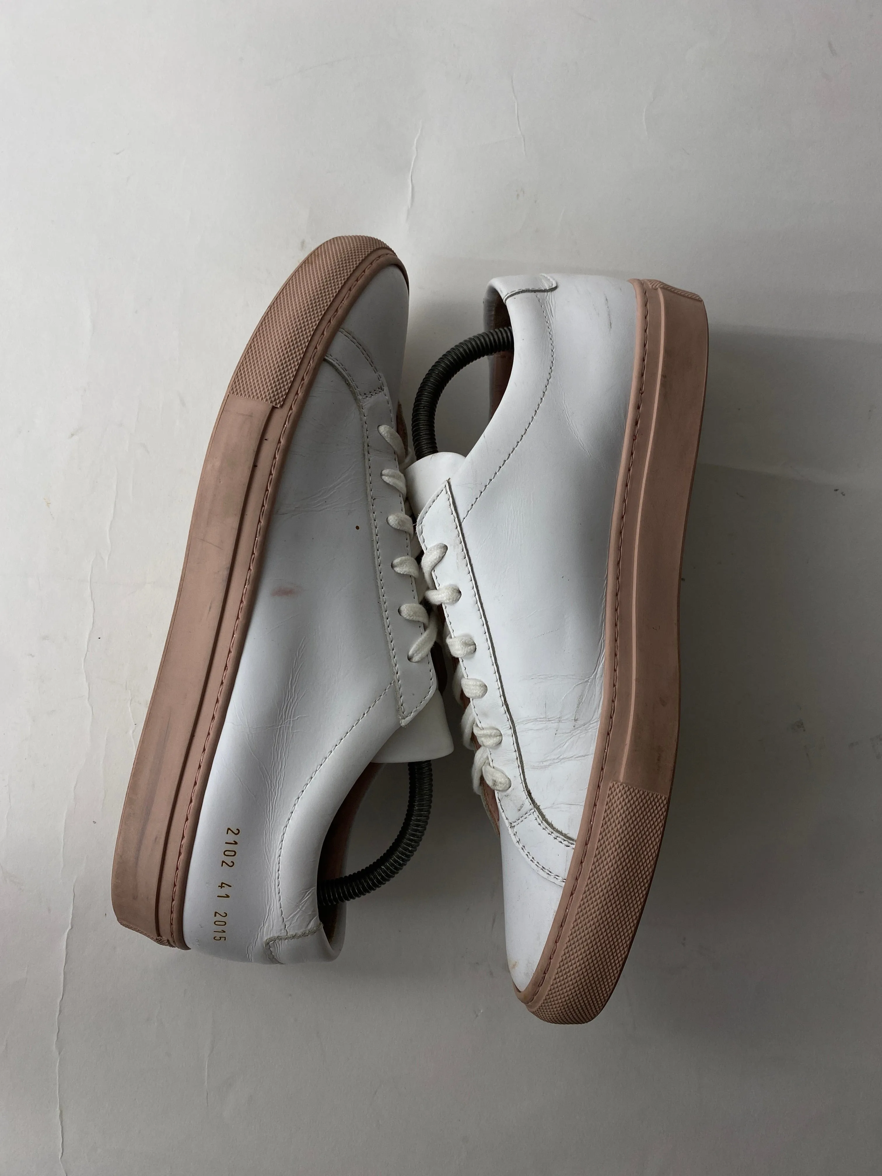 Common Projects Achilles Low U.S. Mens 8 White Leather