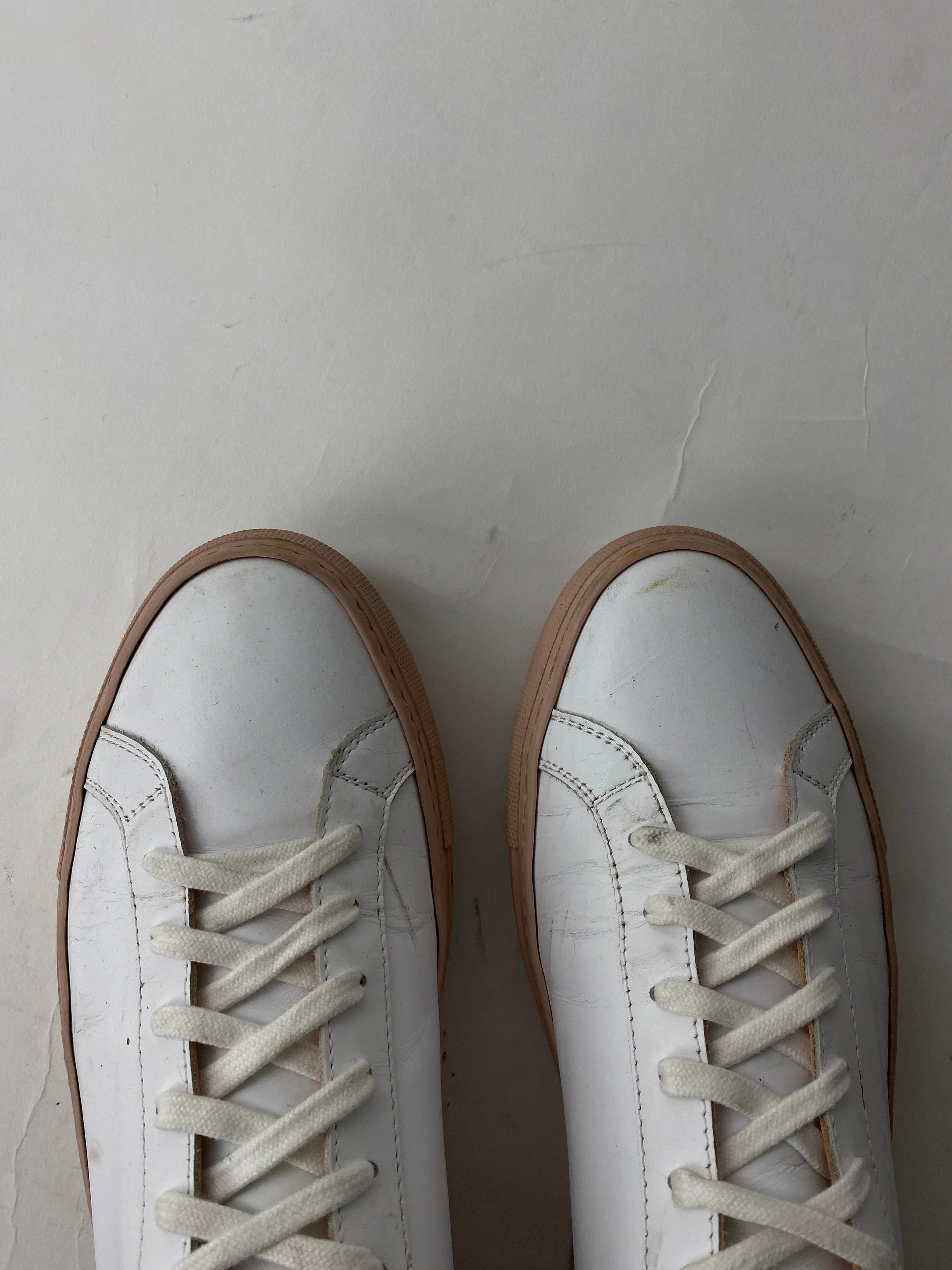 Common Projects Achilles Low U.S. Mens 8 White Leather