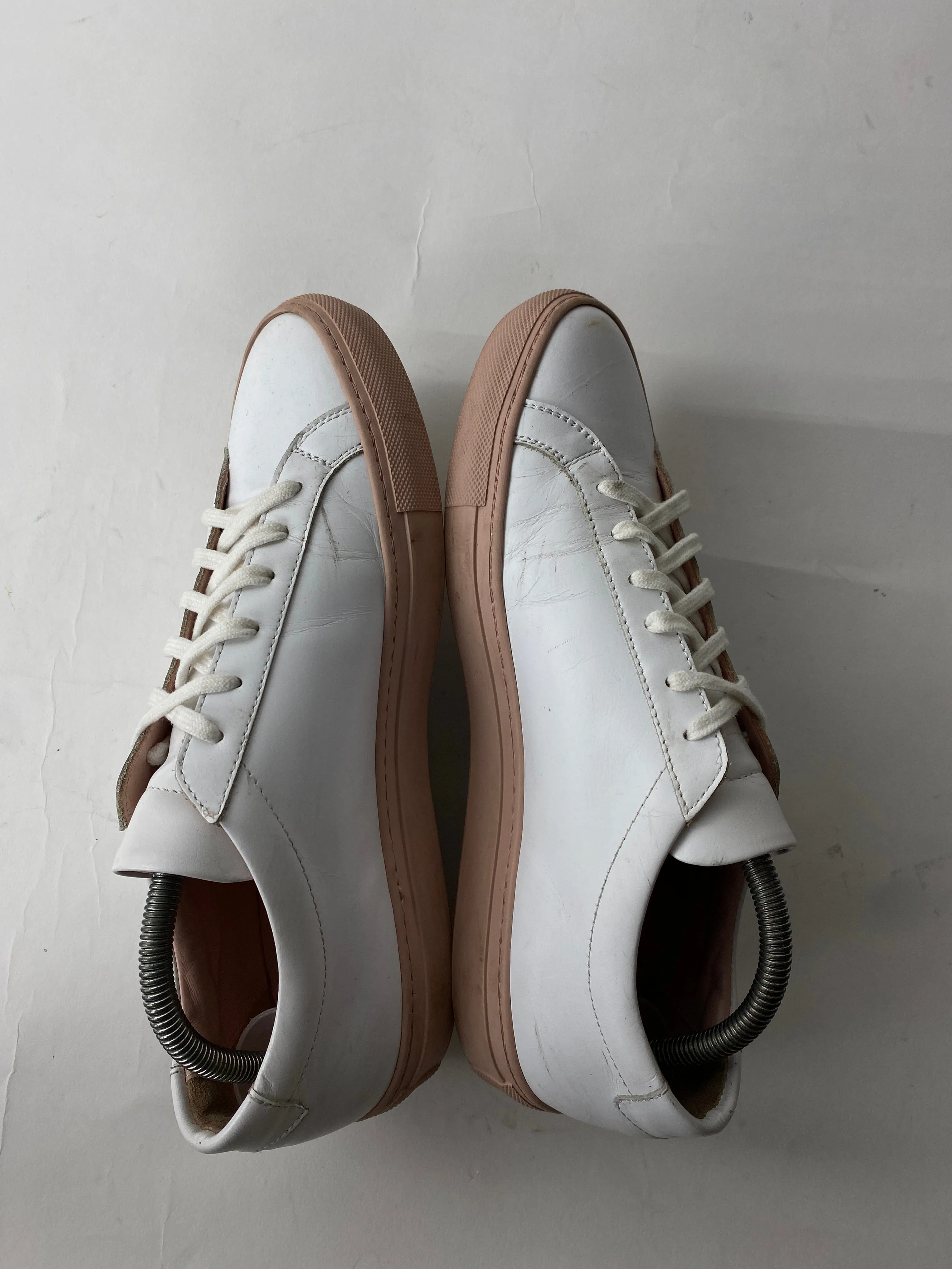 Common Projects Achilles Low U.S. Mens 8 White Leather