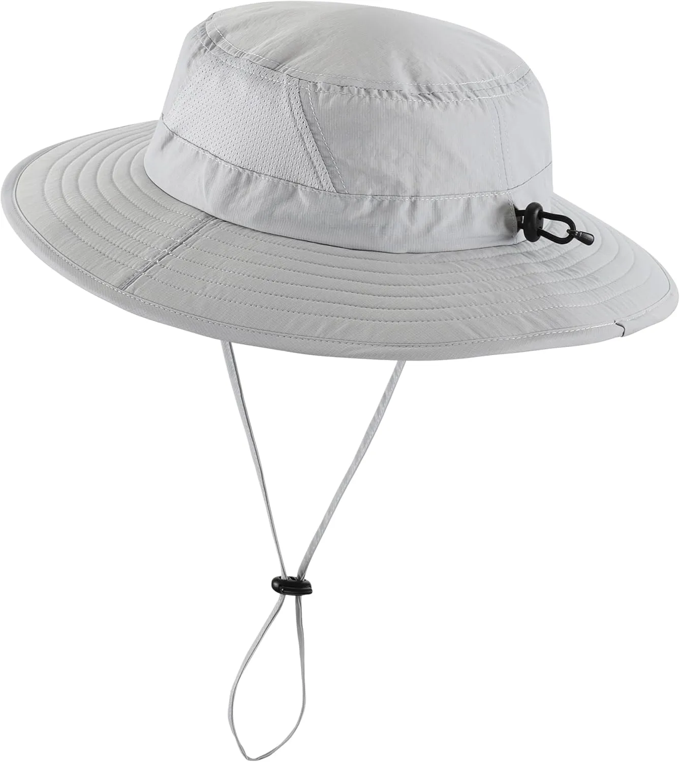 Connectyle Outdoor UPF50  Men's Sun Hat Foldable Wide Brim Bucket Hat for Fishing Hiking Gardening Breathable Safari Hat