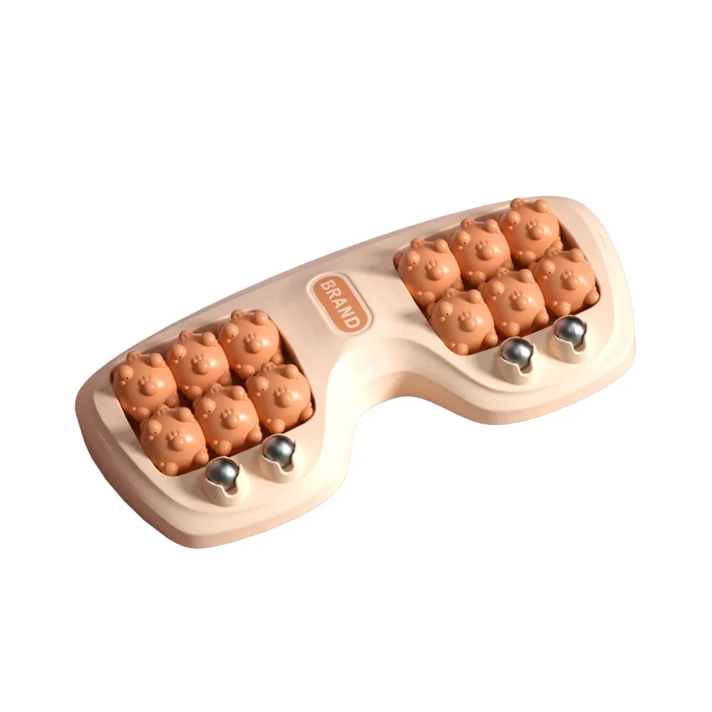 Dual foot massager roller foot plantar fasciitis stress relief