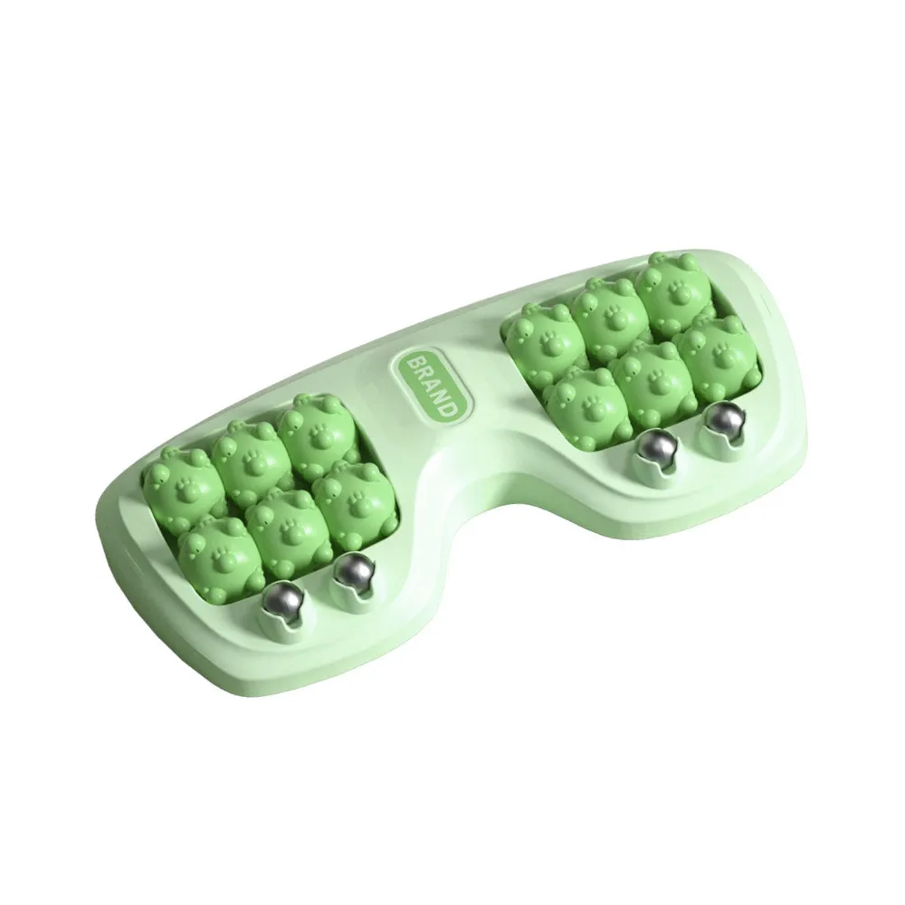 Dual foot massager roller foot plantar fasciitis stress relief