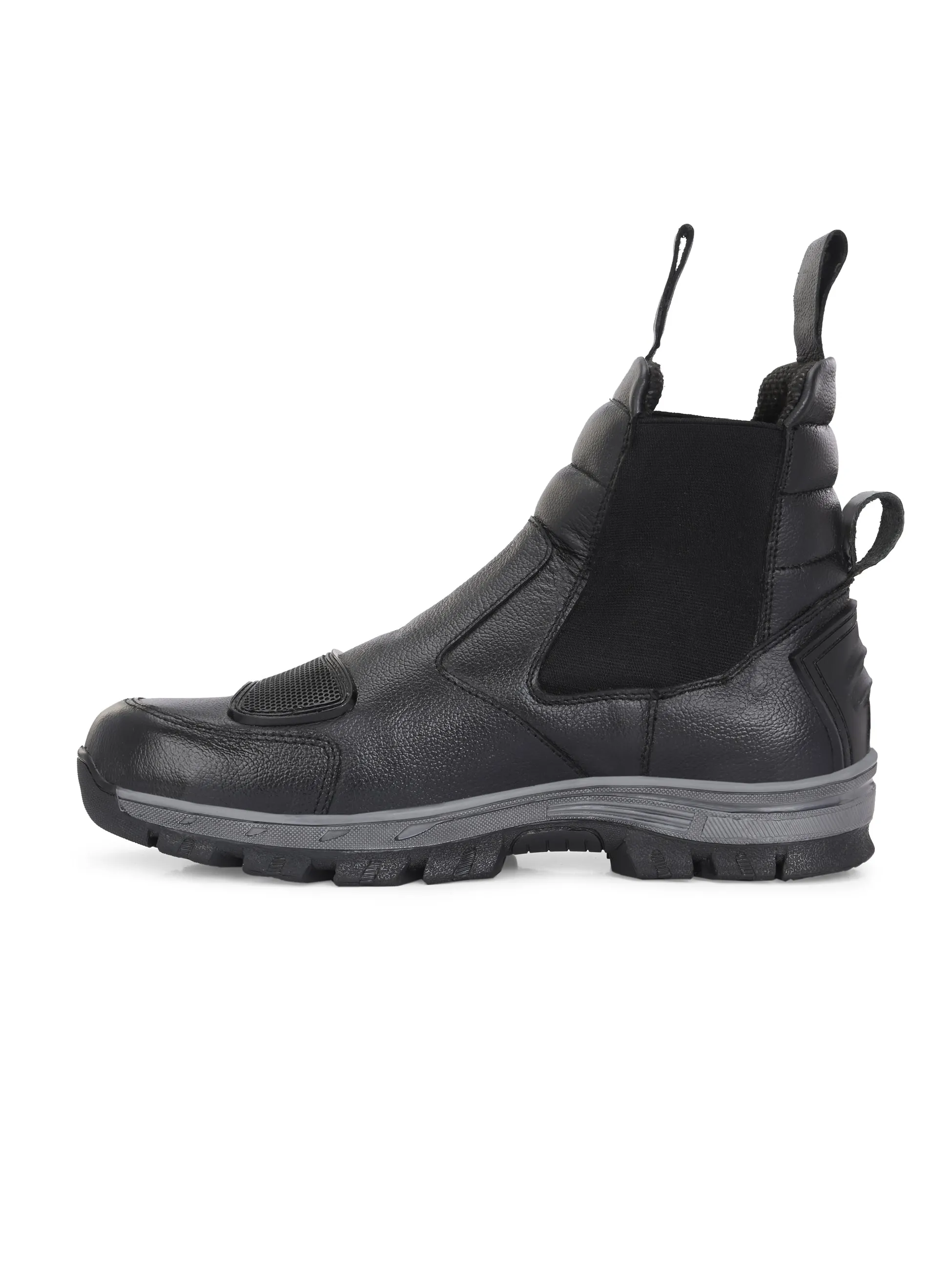 Eego Italy 4x4 Genuine Leather Steel Toe Multi Functional Protective gear compatible for ridding, occasional trekking, work and casual wear