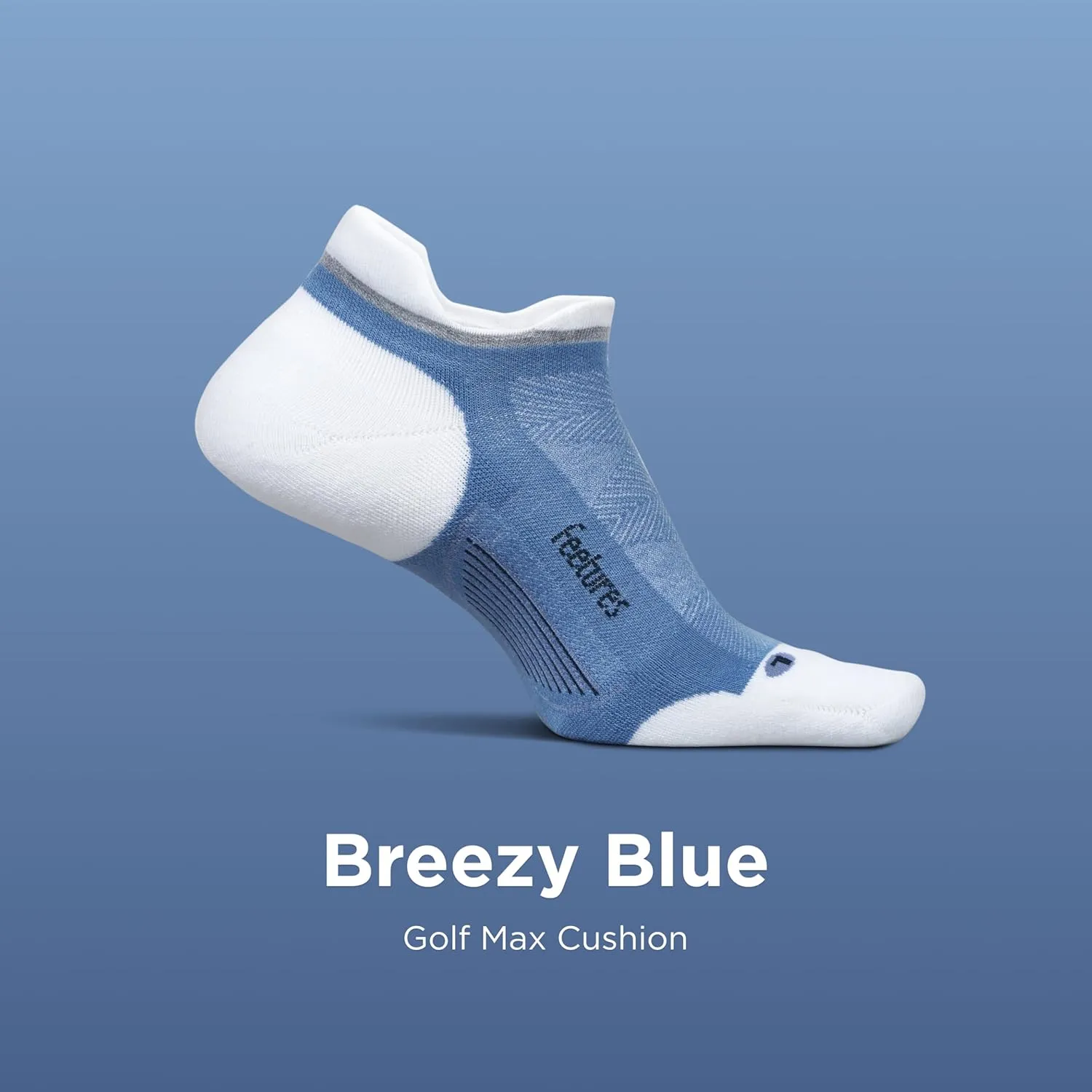 Feetures Elite Golf Max Cushion Tab Ankle Socks - Sport Sock with Targeted Compression - (1 Pair)