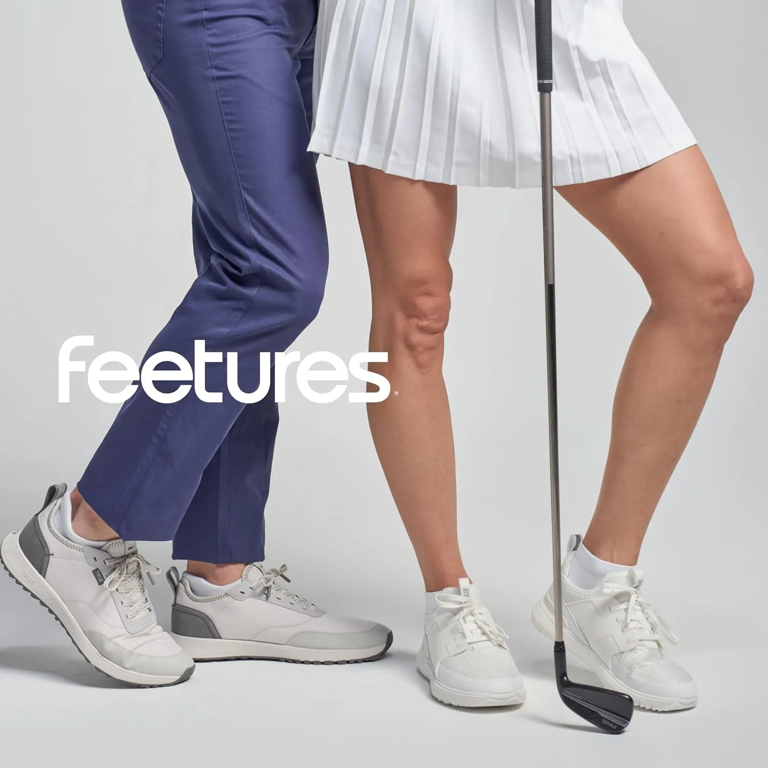 Feetures Elite Golf Max Cushion Tab Ankle Socks - Sport Sock with Targeted Compression - (1 Pair)