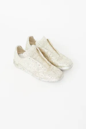 Gold Glitter Replica Sneaker