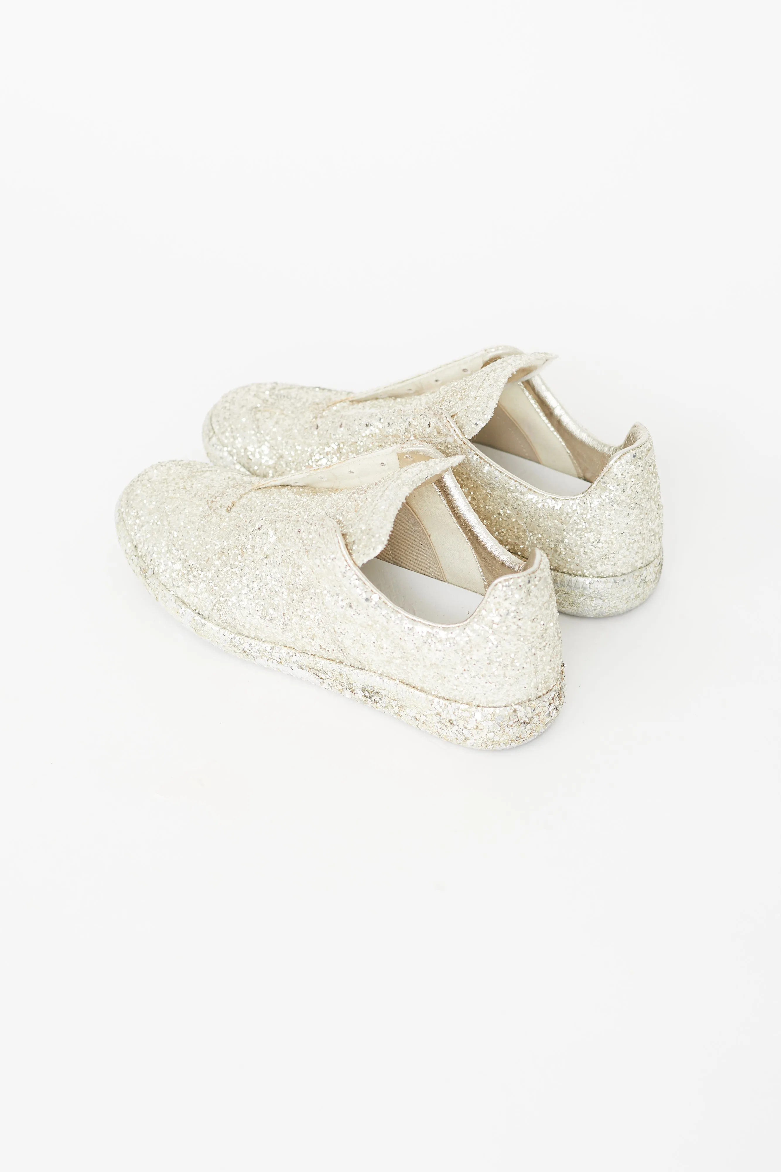 Gold Glitter Replica Sneaker