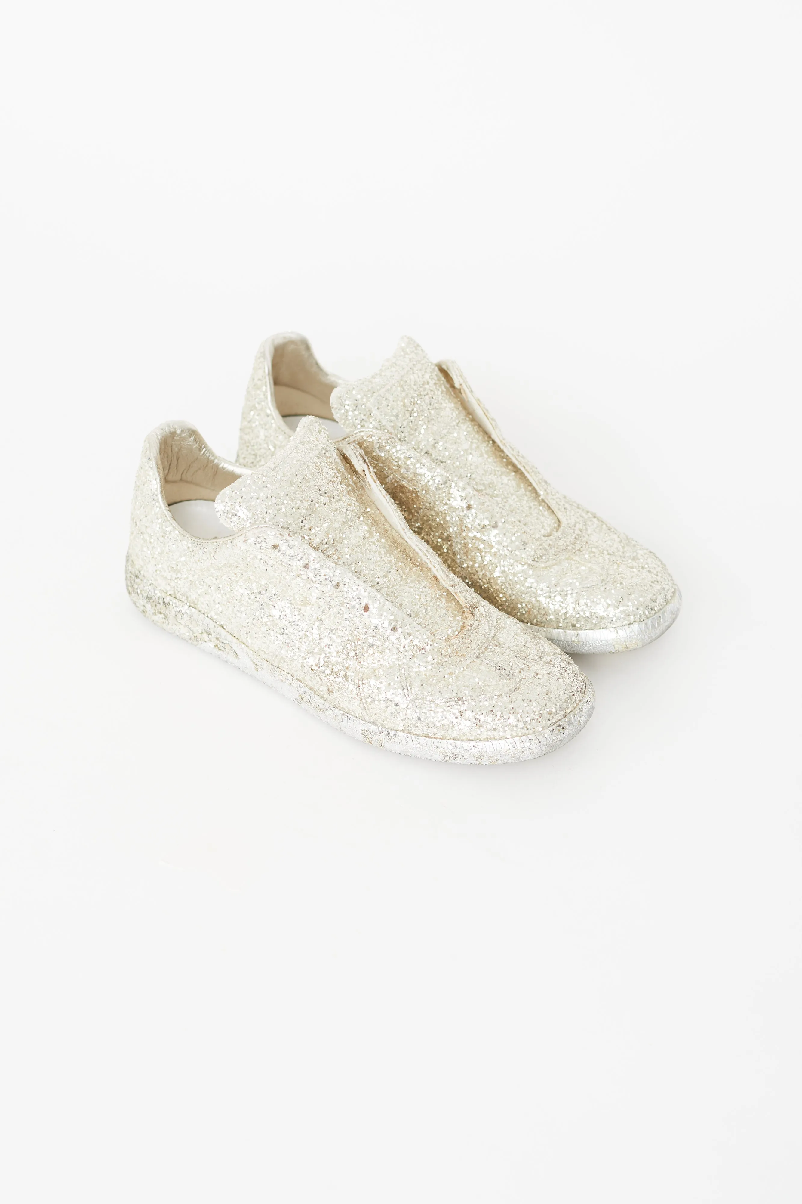 Gold Glitter Replica Sneaker
