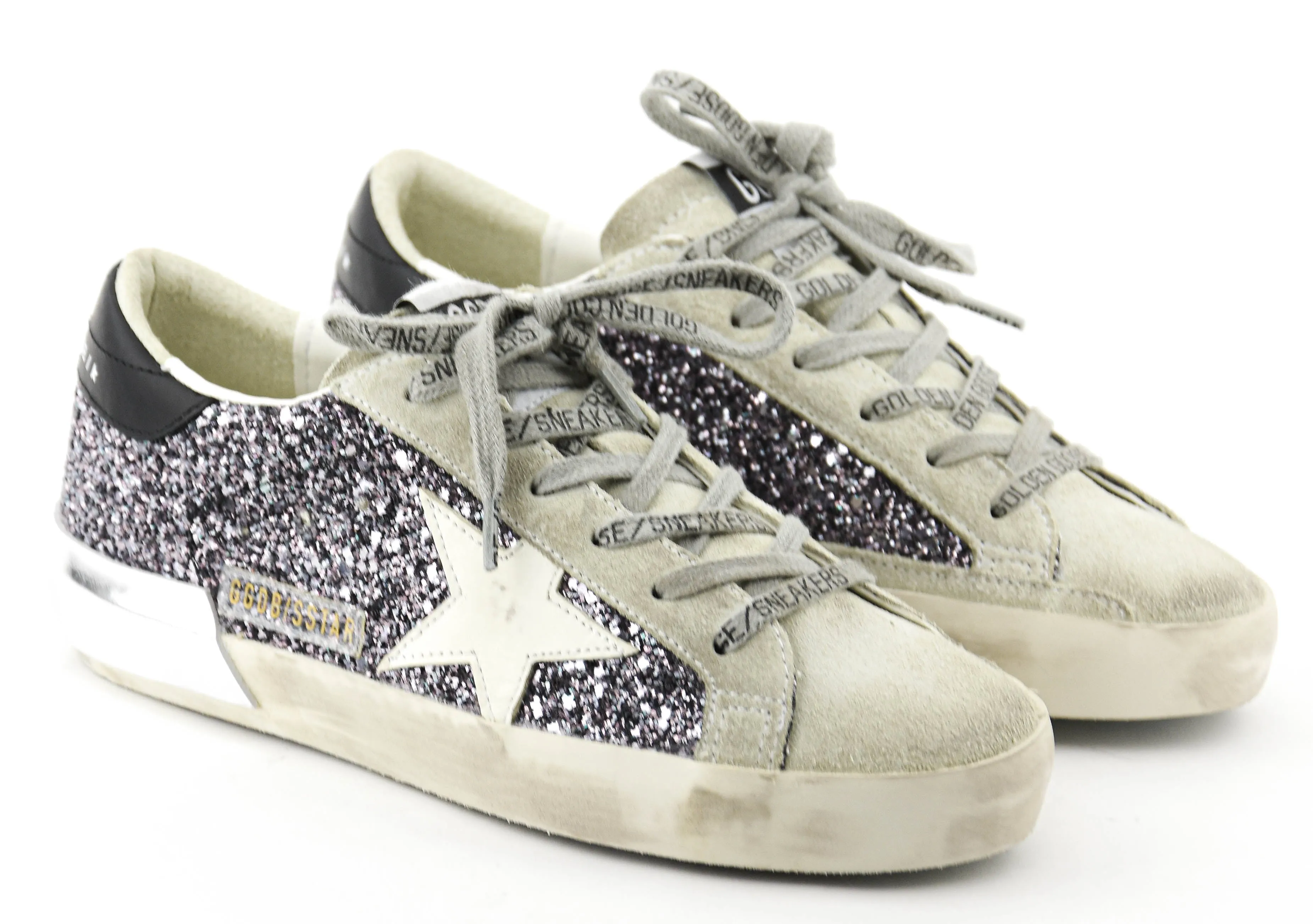 GOLDEN GOOSE SUPERSTAR ANTRACITE ICE WHITE