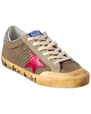 Golden Goose Superstar Glitter & Canvas Sneaker