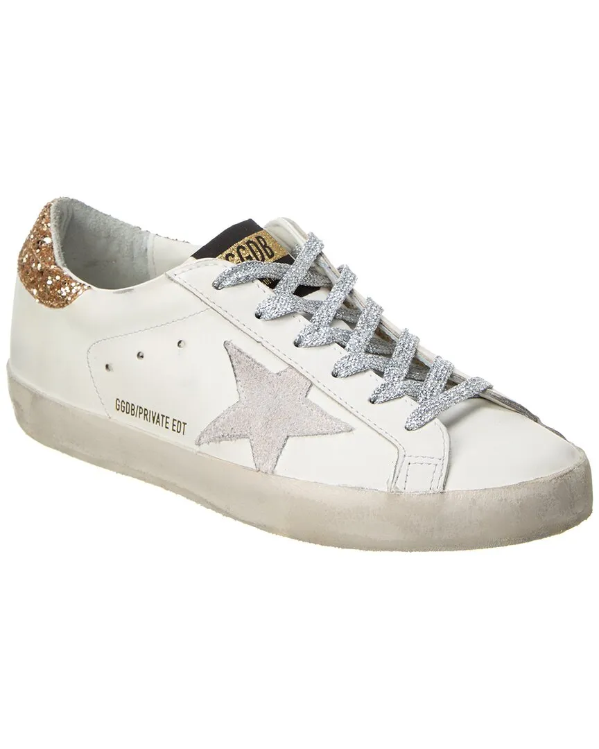 Golden Goose Superstar Glitter & Leather Sneaker