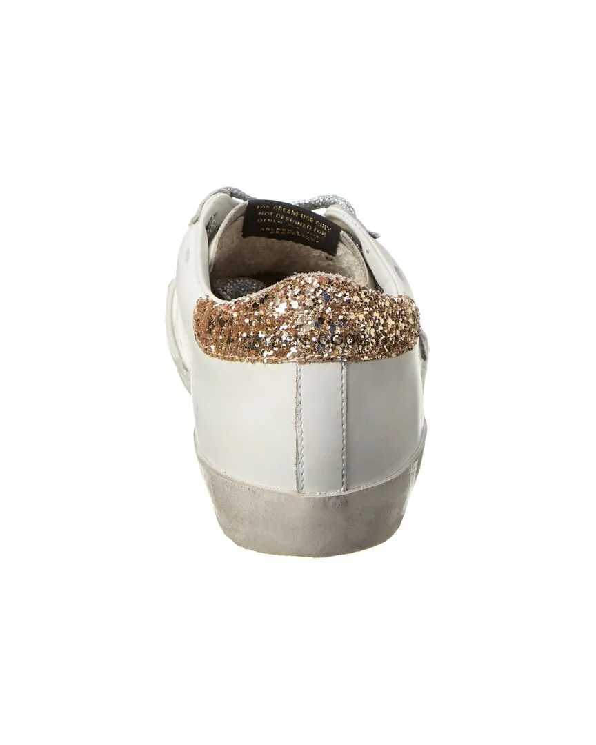 Golden Goose Superstar Glitter & Leather Sneaker