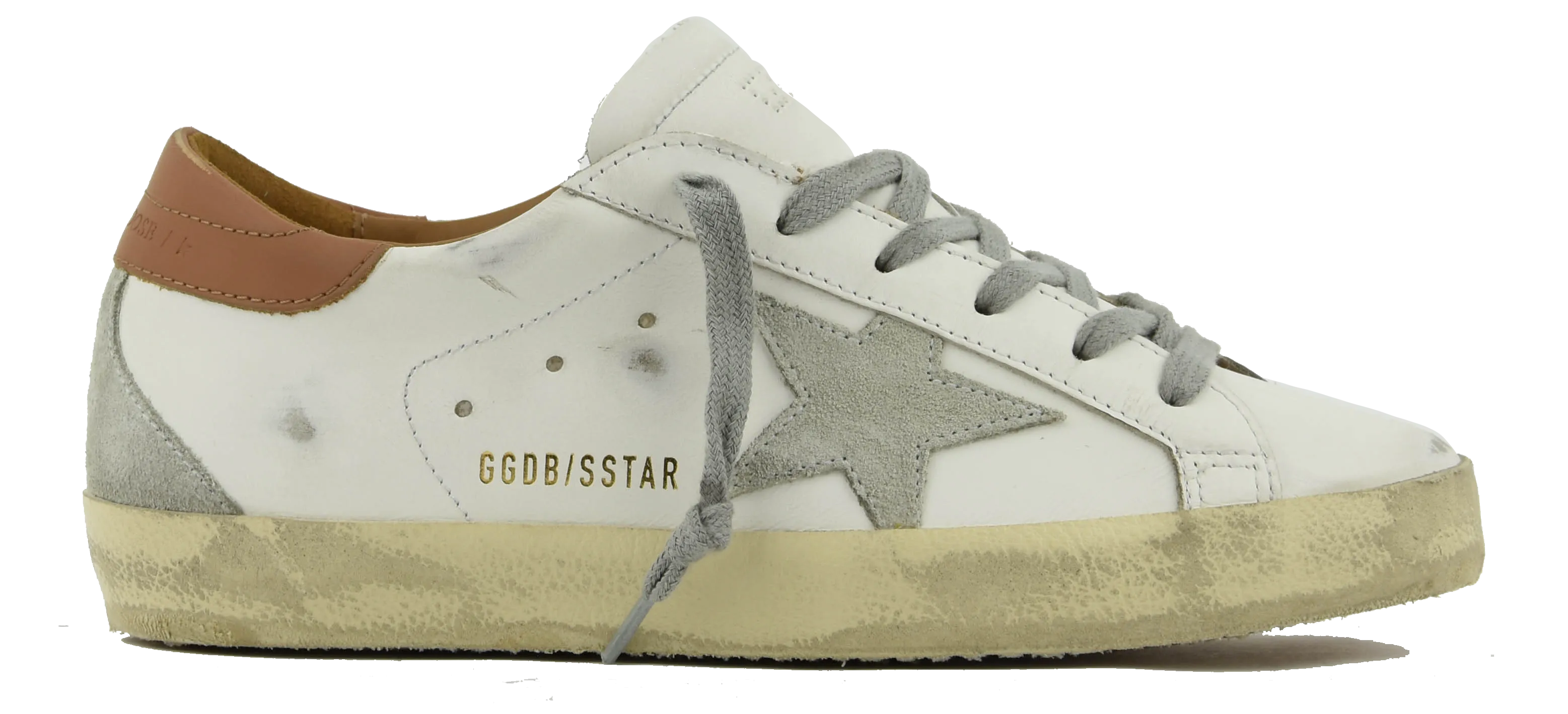 GOLDEN GOOSE SUPERSTAR WHITE LIGHT BROWN