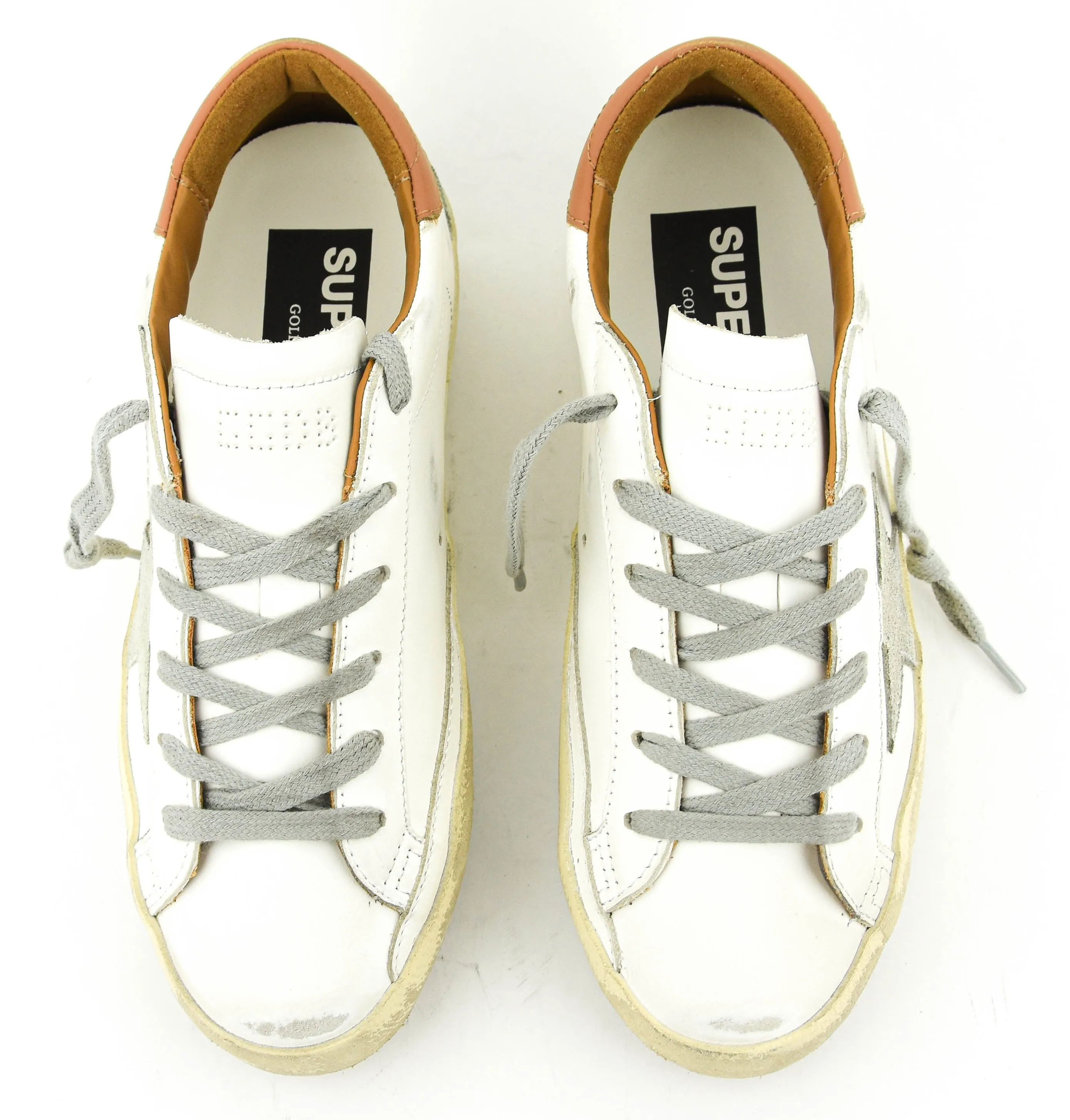 GOLDEN GOOSE SUPERSTAR WHITE LIGHT BROWN