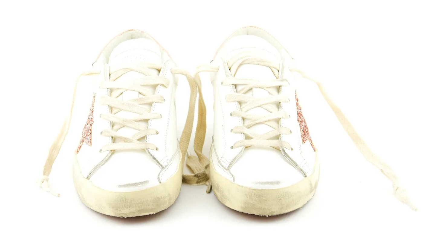 GOLDEN GOOSE SUPERSTAR WHITE PEACH