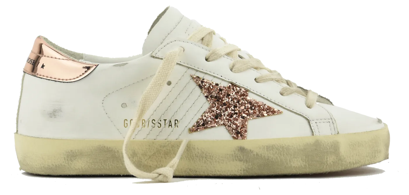 GOLDEN GOOSE SUPERSTAR WHITE PEACH