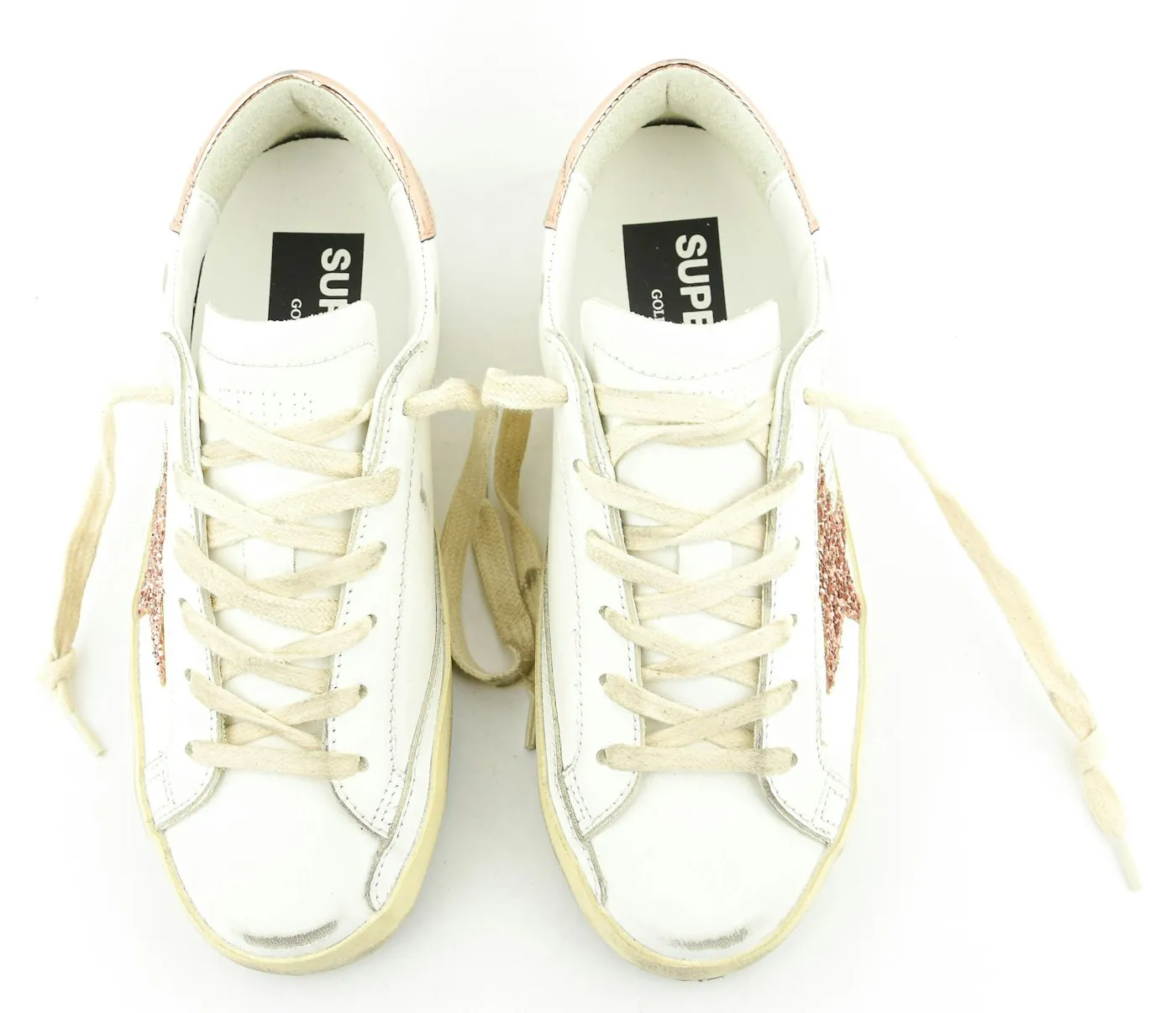 GOLDEN GOOSE SUPERSTAR WHITE PEACH