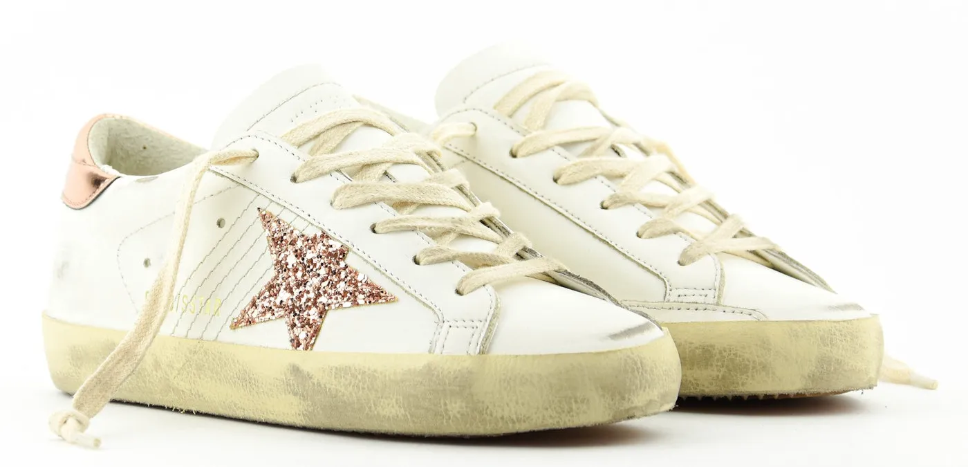 GOLDEN GOOSE SUPERSTAR WHITE PEACH
