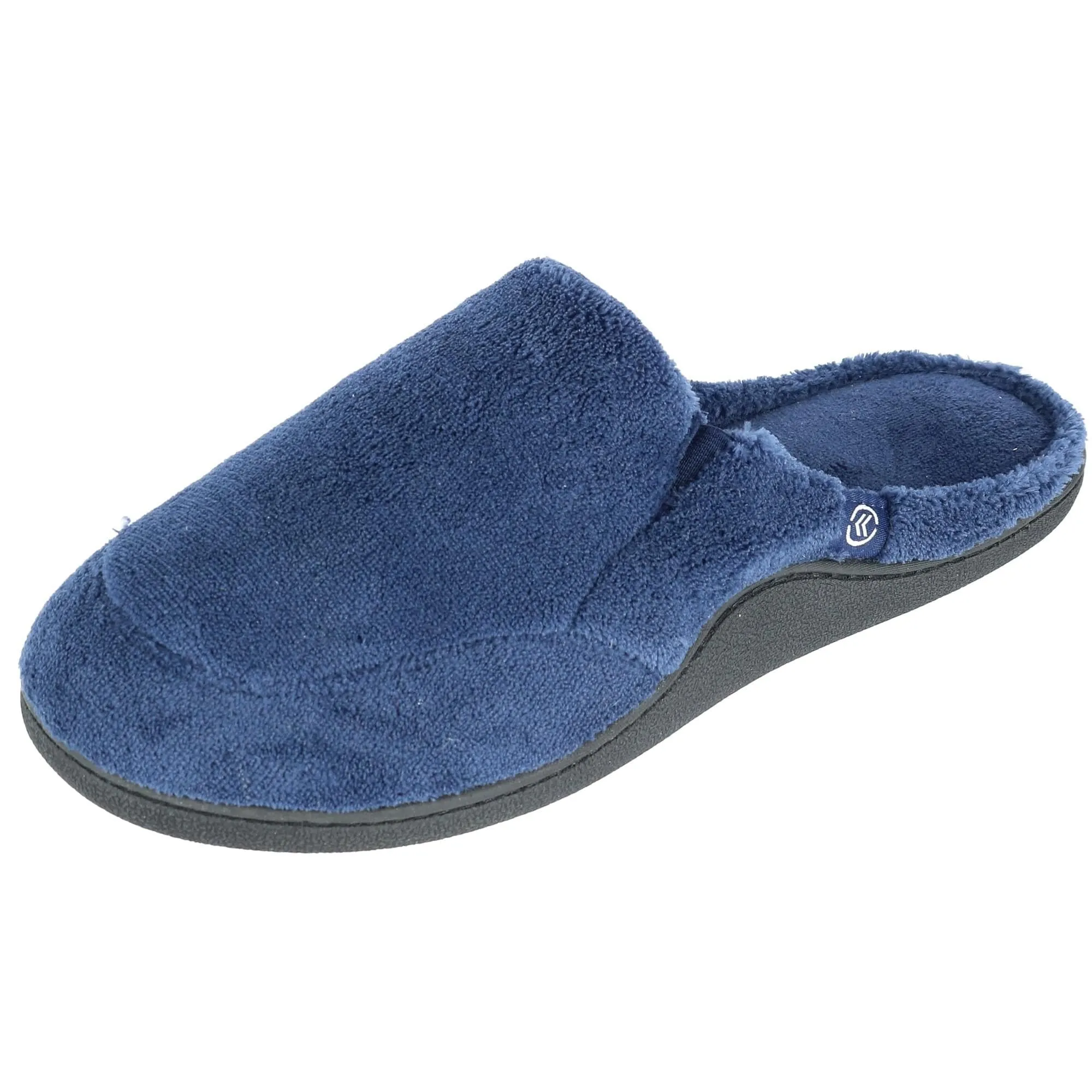 Isotoner Men's Microterry Open Back Clog Slippers