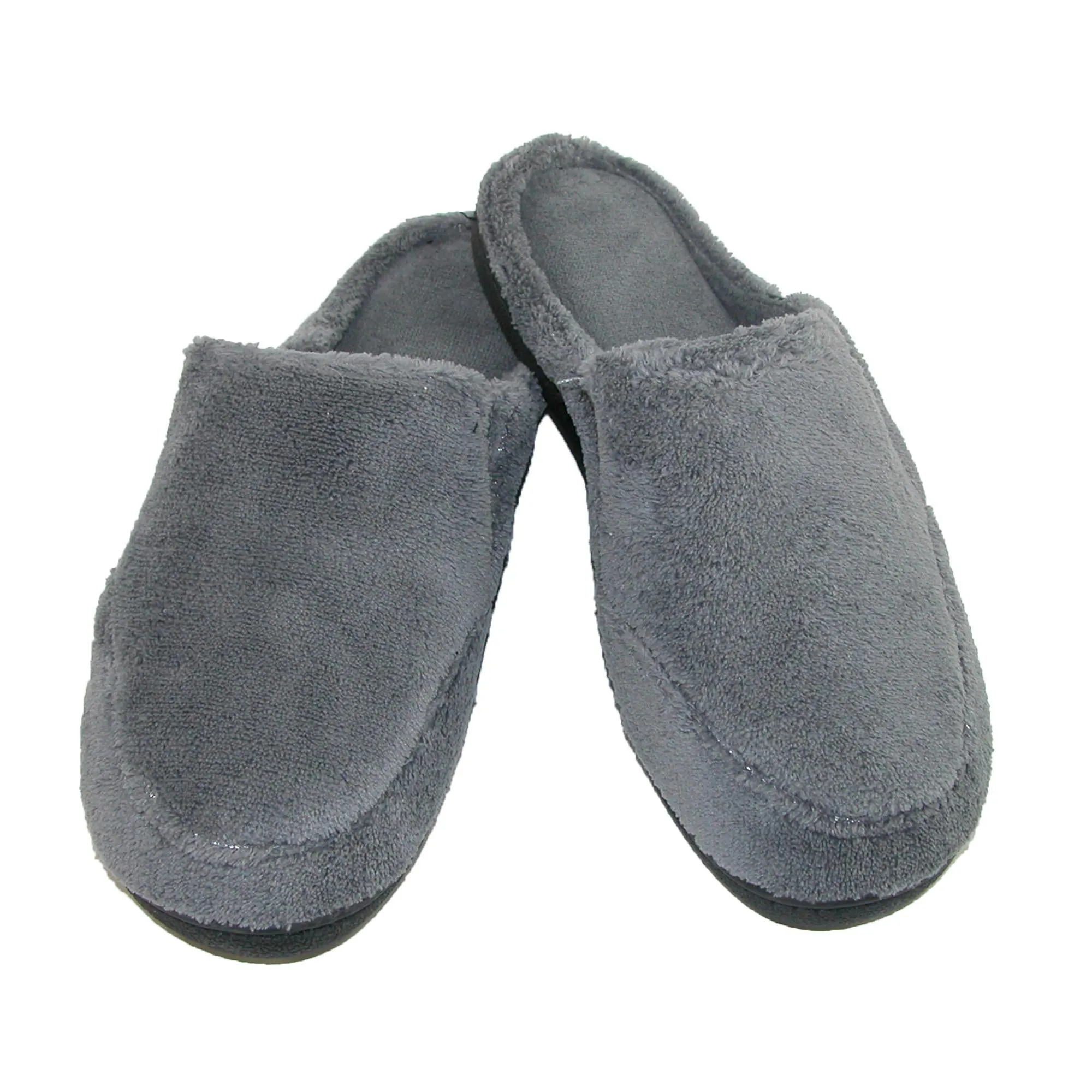 Isotoner Men's Microterry Open Back Clog Slippers