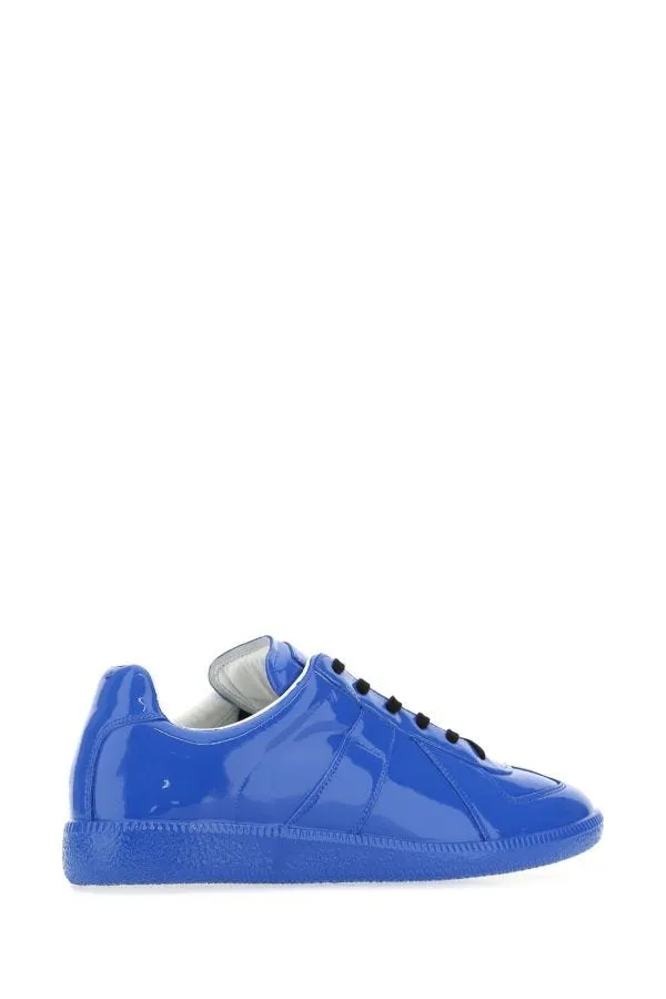 MAISON MARGIELA | Electric blue leather Replica sneakers