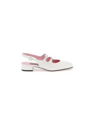 Pêche' Patent Slingback Shoes