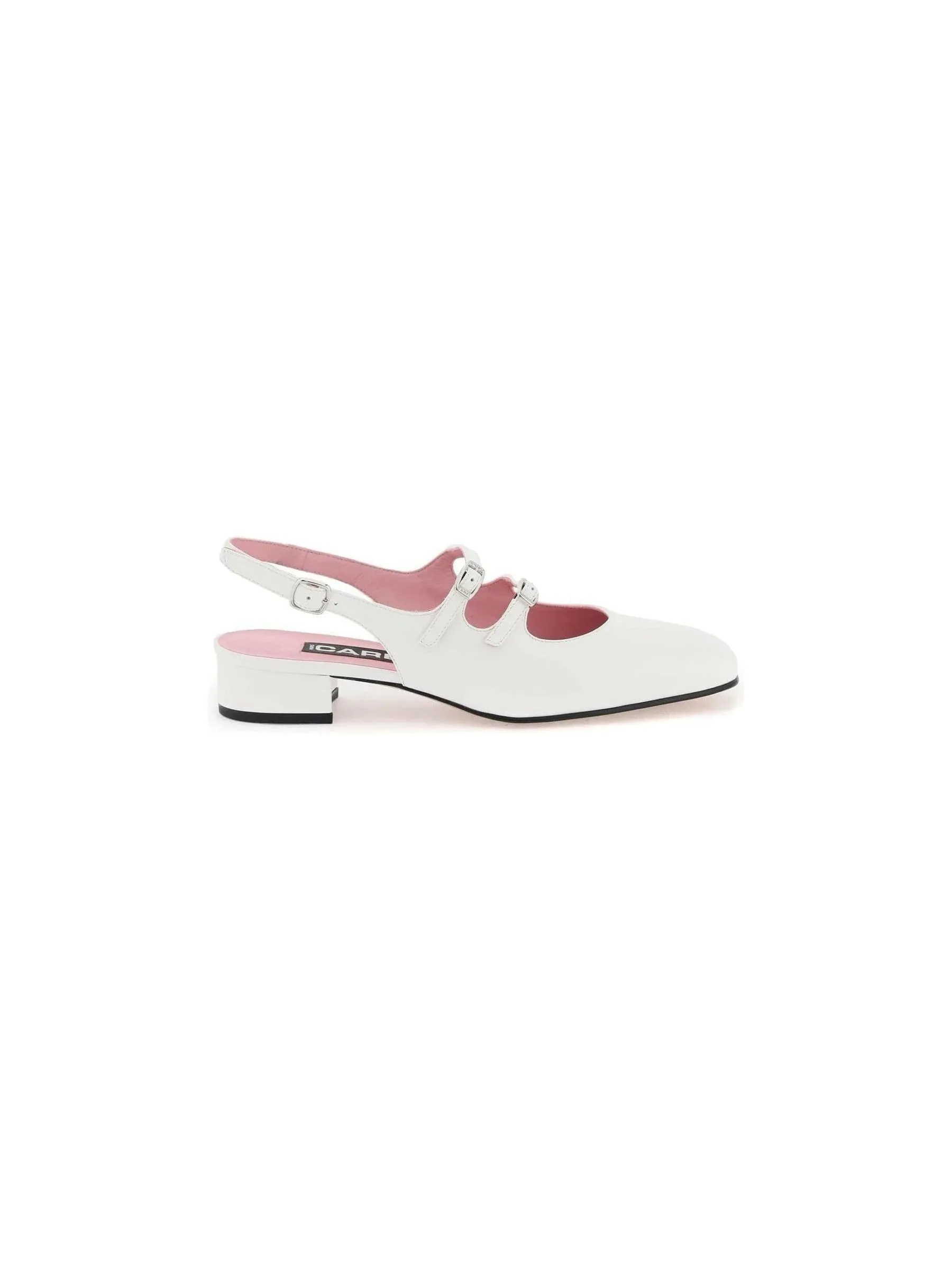 Pêche' Patent Slingback Shoes