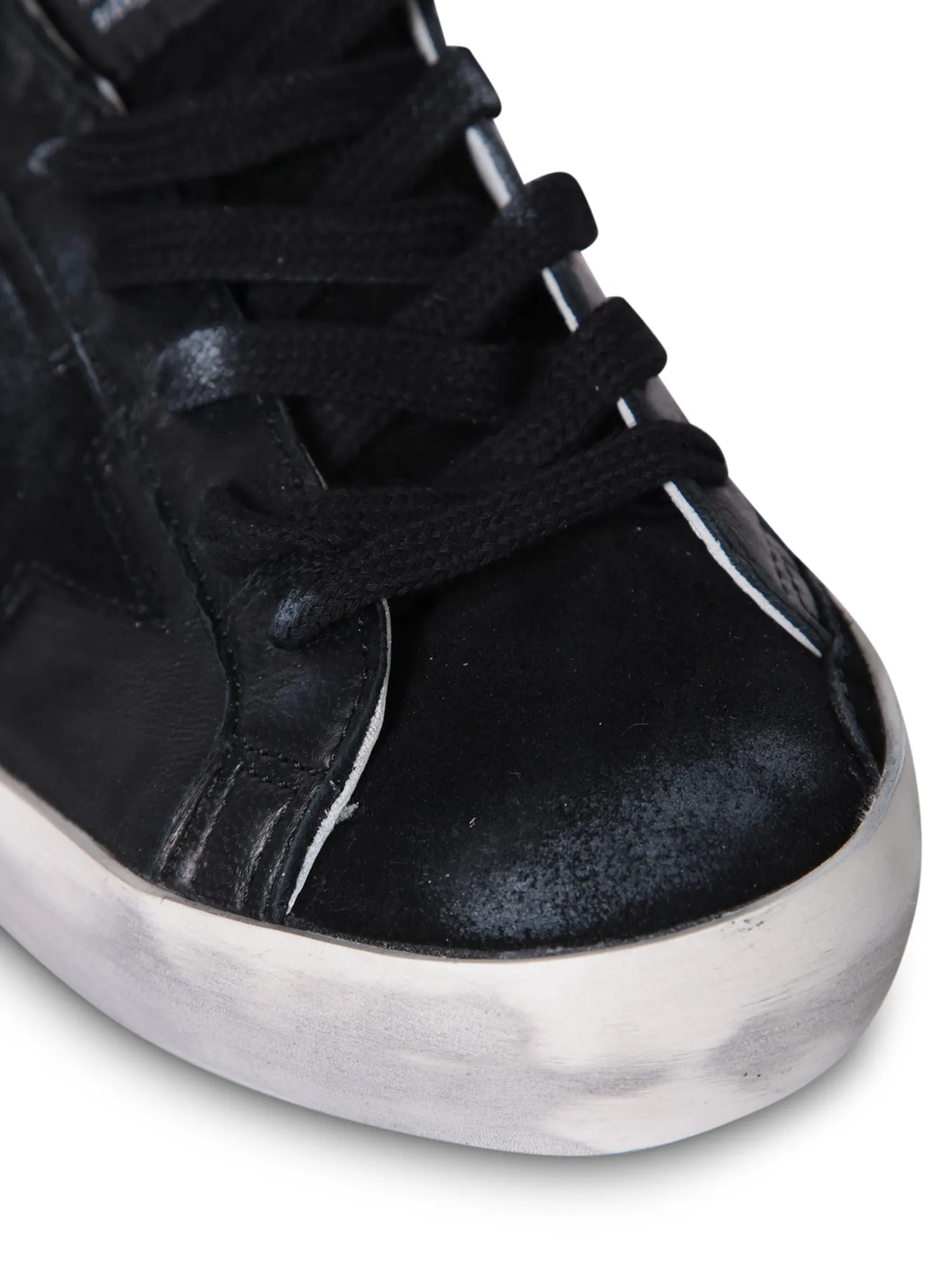 Superstar glitter black sneakers