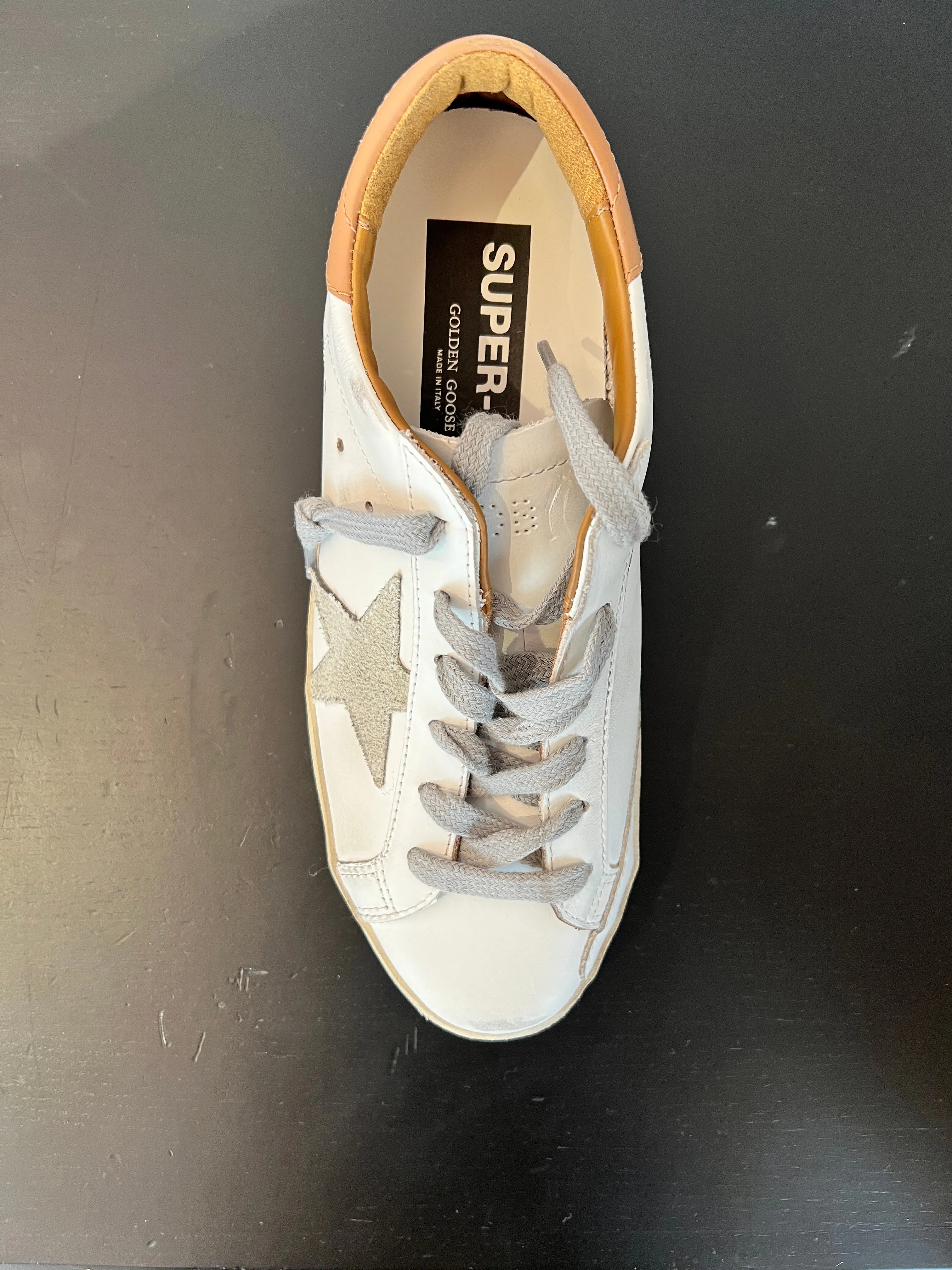 Superstar Leather - White/Ice Star/Tan Heel