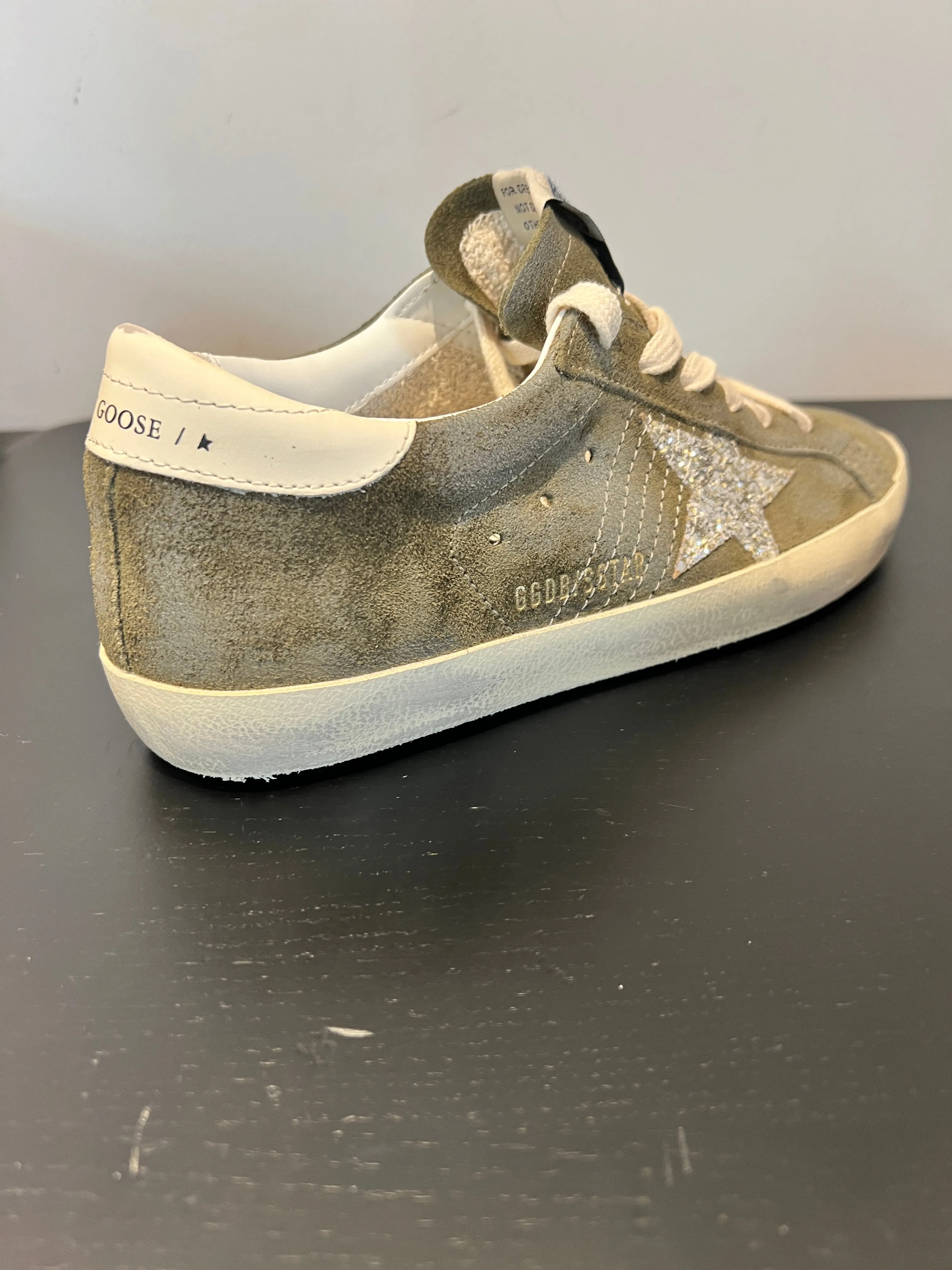 Superstar Suede - Olive and Cream