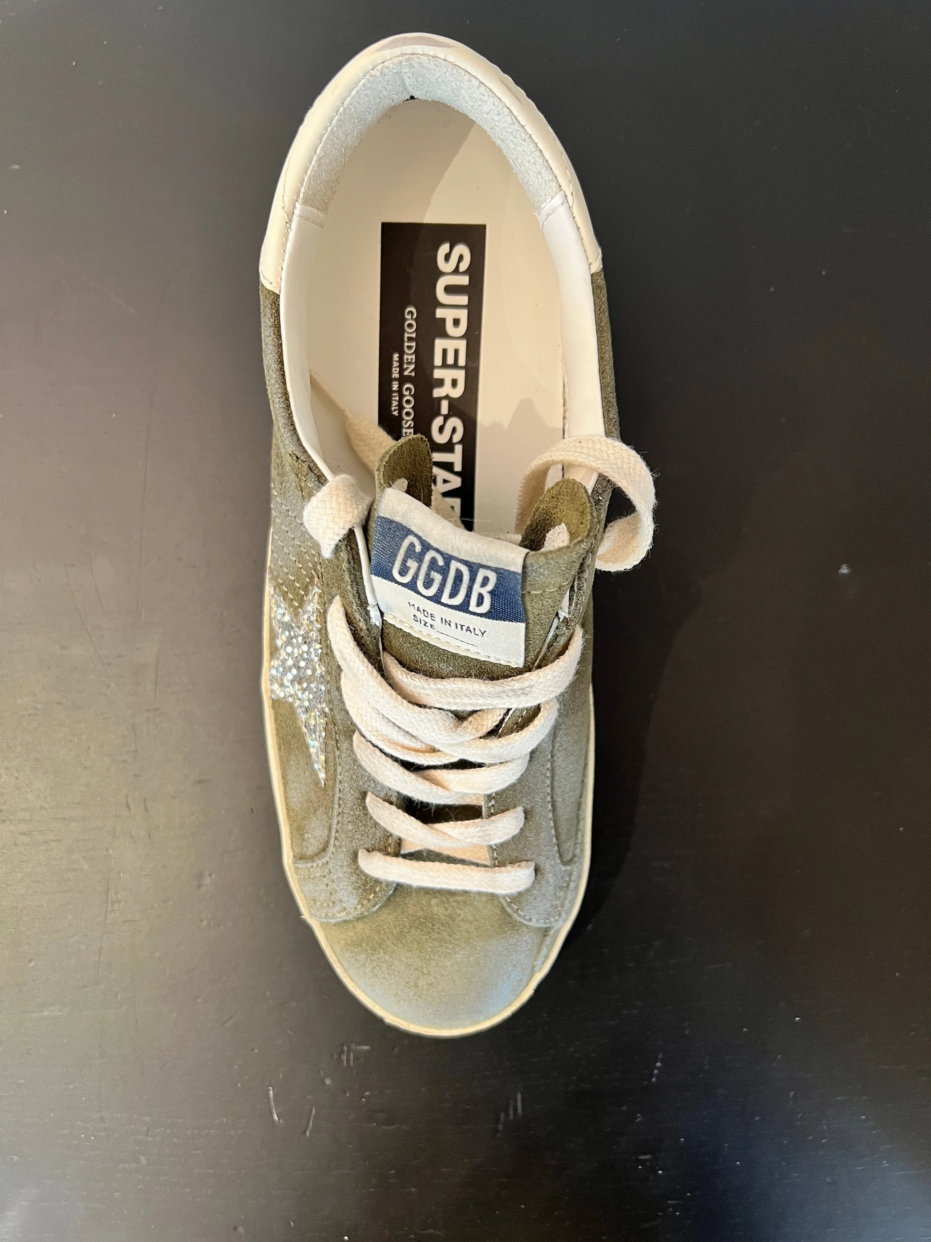 Superstar Suede - Olive and Cream