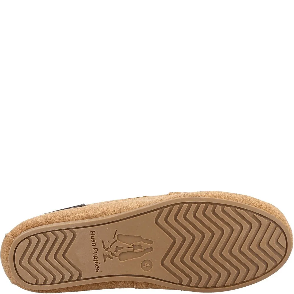 Tan Annie Mocassin Slippers