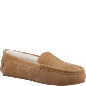Tan Annie Mocassin Slippers